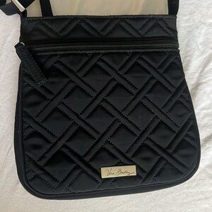 Vera Bradley Crossbody Hipster Bag Black NWOT